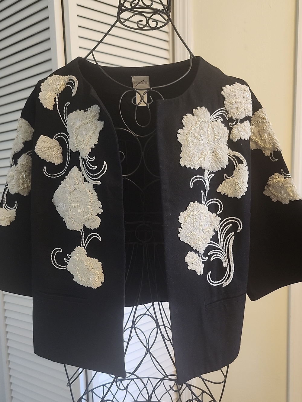 Chico's Artisan Embellished Jacket